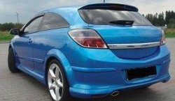 Накладка на задний бампер OPC-Line Opel Astra H GTC хэтчбек 3 дв. дорестайлинг (2004-2006)