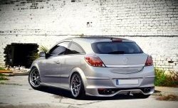 Накладка на задний бампер R1 Opel Astra H GTC хэтчбек 3 дв. дорестайлинг (2004-2006)