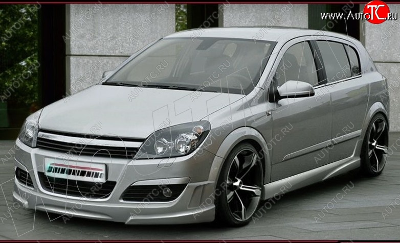 13 399 р. Пороги накладки ST Opel Astra H хэтчбек 5дв дорестайлинг (2004-2007)  с доставкой в г. Краснодар