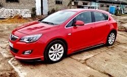 5 249 р. Пороги накладки Sport Opel Astra J хэтчбек 5 дв. дорестайлинг (2009-2012) (Неокрашенные)  с доставкой в г. Краснодар. Увеличить фотографию 3