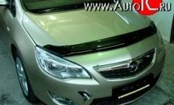 Дефлектор капота NovLine Opel Astra J хэтчбек 5 дв. дорестайлинг (2009-2012)