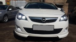 Накладка на передний бампер RIEGER Opel Astra J хэтчбек 5 дв. дорестайлинг (2009-2012)