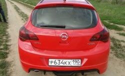 3 899 р. Накладка Sport на задний бампер Opel Astra J хэтчбек 5 дв.  рестайлинг (2012-2017) (Неокрашенная)  с доставкой в г. Краснодар. Увеличить фотографию 3