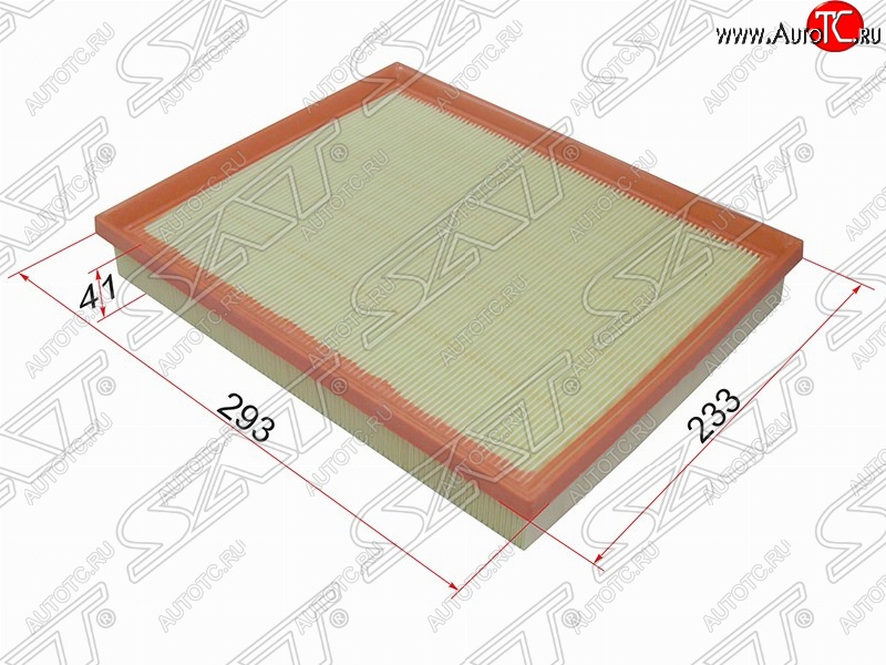 379 р. Фильтр воздушный двигателя SAT (294х244х41 mm)  Opel Astra  G - Zafira  A  с доставкой в г. Краснодар
