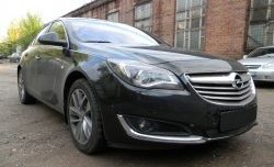 1 469 р. Сетка на бампер (рестайлинг) Russtal (черная)  Opel Insignia  A (2008-2017) дорестайлинг седан, рестайлинг седан, универсал рестайлинг  с доставкой в г. Краснодар. Увеличить фотографию 3