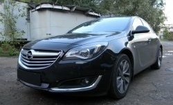 1 539 р. Сетка на бампер (рестайлинг) Russtal (хром)  Opel Insignia  A (2008-2017) дорестайлинг седан, рестайлинг седан, универсал рестайлинг  с доставкой в г. Краснодар. Увеличить фотографию 3