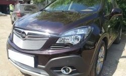 1 539 р. Нижняя сетка на бампер Russtal (хром)  Opel Mokka (2012-2016)  дорестайлинг  с доставкой в г. Краснодар. Увеличить фотографию 4