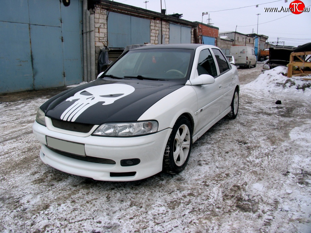 3 899 р. Юбка переднего бампера GT Style Opel Vectra B седан дорестайлинг (1995-1999)  с доставкой в г. Краснодар