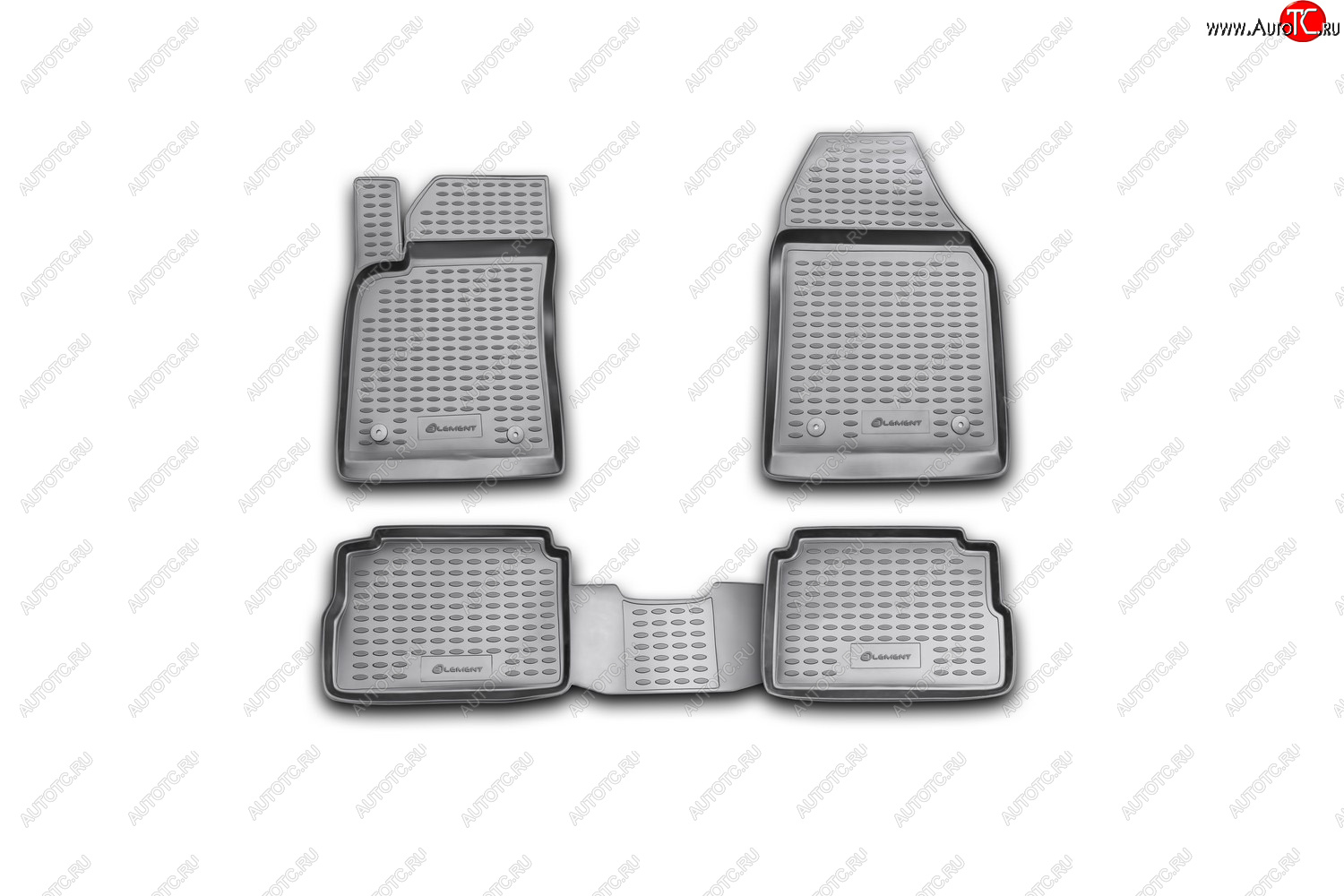 2 199 р. Комплект ковриков салона Element (полиуретан) Opel Vectra C лифтбэк дорестайлинг (2002-2006) (Черные)  с доставкой в г. Краснодар