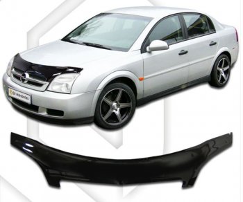 Дефлектор капота CA-Plastiс exclusive Opel Vectra C лифтбэк дорестайлинг (2002-2006)