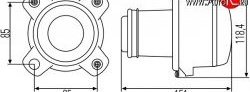 15 499 р. Модуль ближнего света Hella 1BL 008 193-001 c линзой Toyota Hilux Surf N210 рестайлинг (2005-2009) (Без пыльника)  с доставкой в г. Краснодар. Увеличить фотографию 2