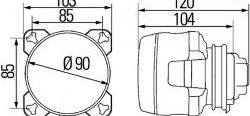 2 799 р. Модуль дальнего света Hella 1K0 008 191-007 Subaru Forester SH (2008-2013) (Без пыльника)  с доставкой в г. Краснодар. Увеличить фотографию 2