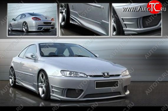 22 899 р. Передний бампер COUPE R1 Peugeot 406 8B седан рестайлинг (1999-2004)  с доставкой в г. Краснодар