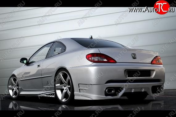 22 899 р. Задний бампер COUPE R1 Peugeot 406 8B седан дорестайлинг (1995-1999)  с доставкой в г. Краснодар