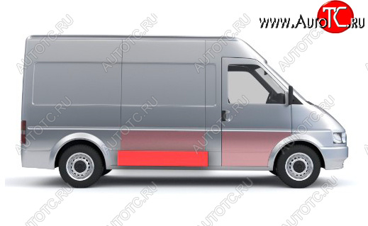 1 489 р. Правая средняя нижняя боковая панель (ремонтная) Wisentbull Fiat Ducato 230 (1994-2002)  с доставкой в г. Краснодар