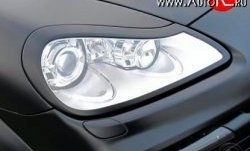 2 299 р. Реснички на фары JE Design  Porsche Cayenne  957 (2007-2010) (Неокрашенные)  с доставкой в г. Краснодар. Увеличить фотографию 4