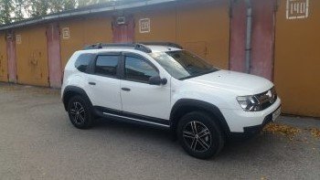 3 999 р. Накладки на двери Petroil Tuning Renault Duster HS дорестайлинг (2010-2015) (Тисненый пластик)  с доставкой в г. Краснодар. Увеличить фотографию 5