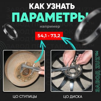 1 269 р. Алюминиевое центровочное кольцо  Hyundai Terracan HP, JAC Terracan (HP), Lexus GX460 (J150), Toyota 4Runner N120,N130 - Tundra XK30, XK40 (4 шт) ЗУЗ 106.1 x 130.0  Hyundai Terracan HP, JAC Terracan (HP), Lexus GX460 (J150), Toyota 4Runner N120,N130 - Tundra XK30, XK40  с доставкой в г. Краснодар. Увеличить фотографию 2