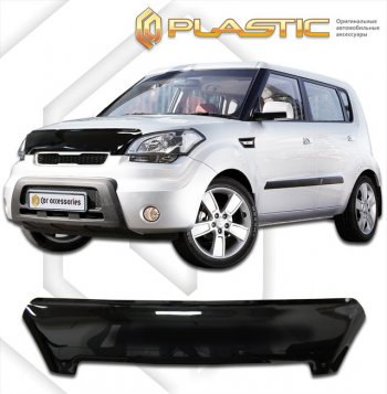 Дефлектор капота CA-Plastic KIA (КИА) Soul (Сол)  AM (2011-2014) AM рестайлинг