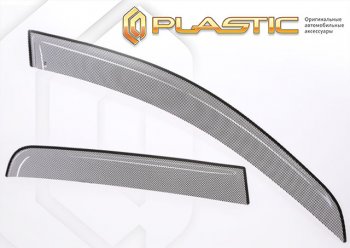 Дефлектора окон CA-Plastic Subaru (Субару) Pleo Plus (Плео)  LA300F, LA310F (2012-2017) LA300F, LA310F хэтчбек 5 дв. дорестайлинг, хэтчбек 5 дв. рестайлинг