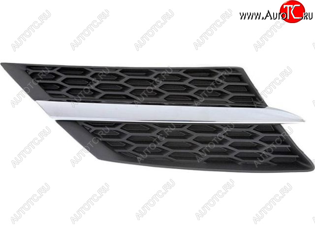 1 399 р. Правая решетка радиатора BodyParts  Toyota RAV4  XA40 (2012-2015) 5 дв. дорестайлинг (хром серый)  с доставкой в г. Краснодар