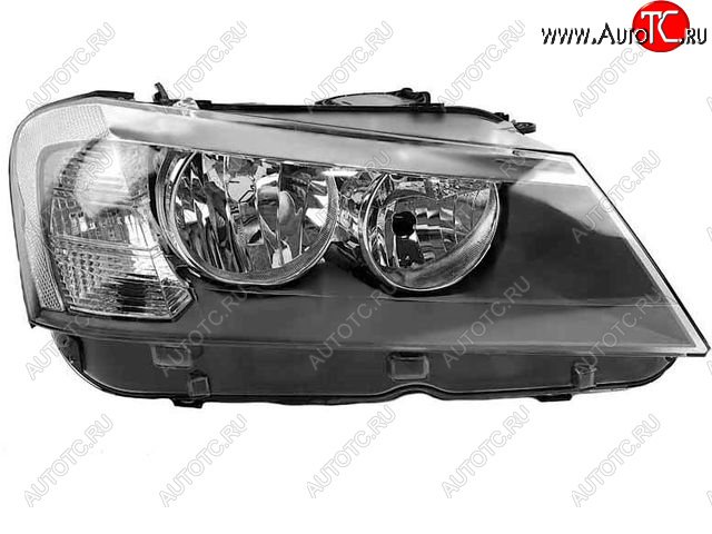 13 999 р. Правая фара (c электрокорректором) DEPO  BMW X3  F25 (2010-2014) дорестайлинг  с доставкой в г. Краснодар