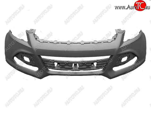 4 699 р. Бампер передний (с отверстиями под омыватели фар и под парктроник) BodyParts Ford Kuga 2 дорестайлинг (2013-2016) (Неокрашенный)  с доставкой в г. Краснодар