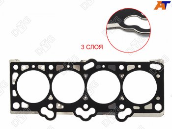 1 999 р. Прокладка ГБЦ G4GCG4GB 1,82,0(металл) DYG Hyundai Avante (2006-2010)  с доставкой в г. Краснодар. Увеличить фотографию 2