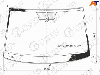 Стекло лобовое (Датчик дождя Молдинг) XYG Volkswagen Taos (2020-2022)