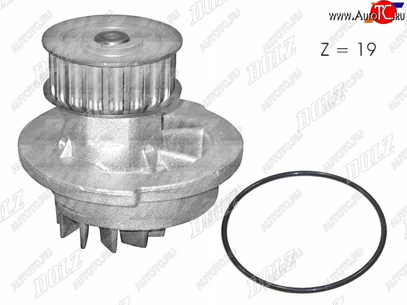 2 599 р. Насос водяного охлаждения с прокладкой DOLZ Chevrolet Aveo T300 хэтчбек (2011-2015)  с доставкой в г. Краснодар