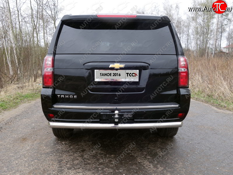 22 999 р. Защита задняя d76,1 мм ТСС Тюнинг Chevrolet Tahoe K2UC (2014-2021)  с доставкой в г. Краснодар