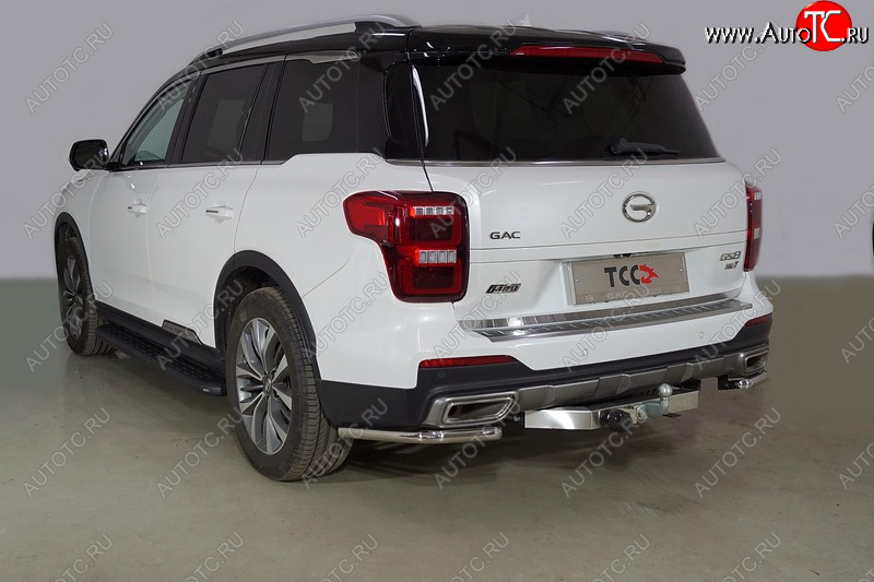 16 999 р. Защита заднего бампера (2.0T 4WD, уголки, d42,4 мм) TCC  GAC GS8 (2016-2023)  с доставкой в г. Краснодар