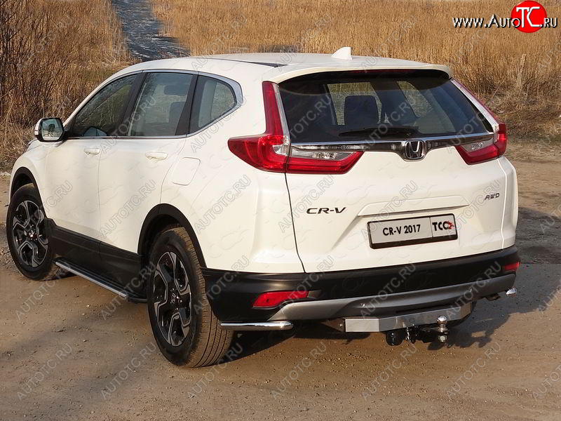 10 499 р. Защита заднего бампера (уголки, d42,4 мм) TCC  Honda CR-V  RW,RT (2016-2022) дорестайлинг, рестайлинг  с доставкой в г. Краснодар