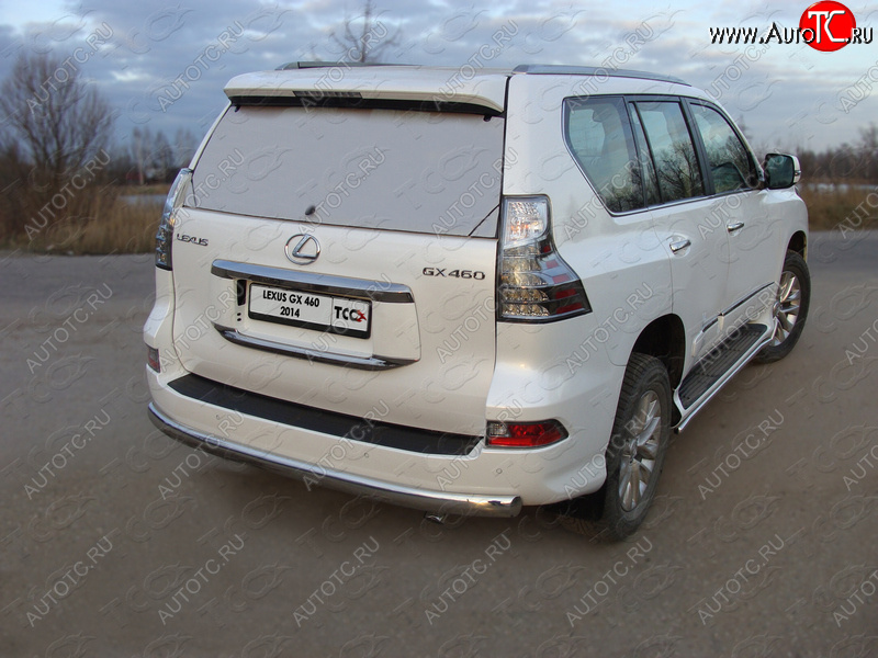 24 999 р. Защита задняя (центральная овальная 75х42 мм) ТСС Тюнинг  Lexus GX460  J150 (2019-2022) 2-ой рестайлинг (центральная )  с доставкой в г. Краснодар