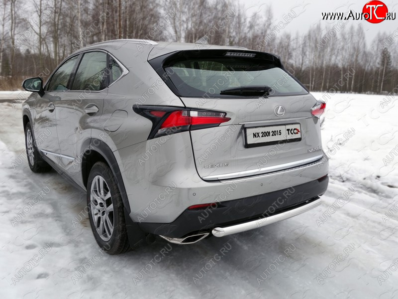 19 999 р. Защита задняя (нержавейка 60,3 мм) кроме F-Sport ТСС Тюнинг Lexus NX200T Z10 (2014-2017)  с доставкой в г. Краснодар