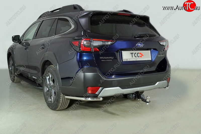 18 399 р. Защита заднего бампера (уголки, d42,4 мм) TCC  Subaru Outback  BT (2019-2025) универсал  с доставкой в г. Краснодар