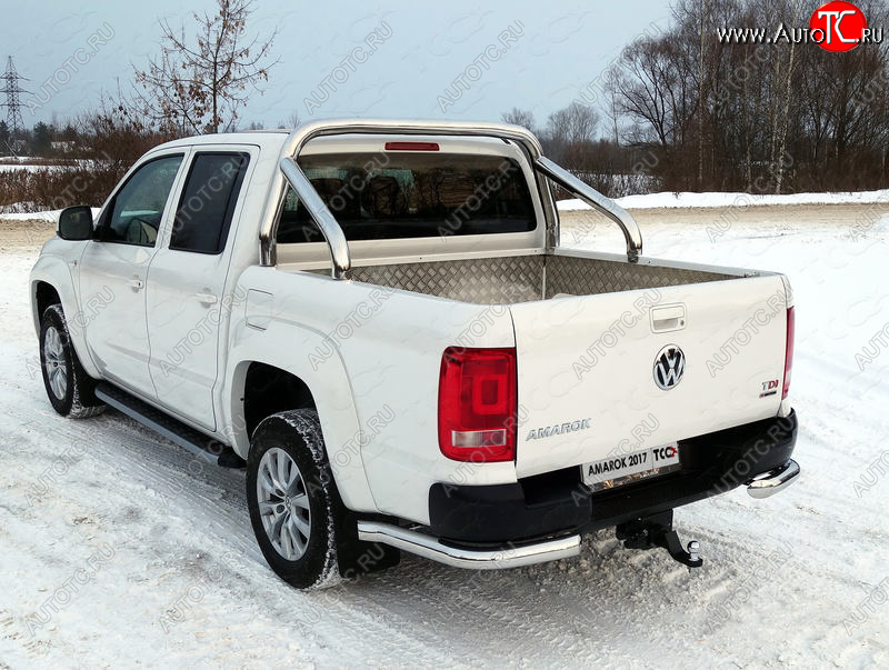 57 999 р. Защита кузова (для кузова) d 76,1 мм ТСС Тюнинг  Volkswagen Amarok (2016-2022) рестайлинг (нержавейка)  с доставкой в г. Краснодар