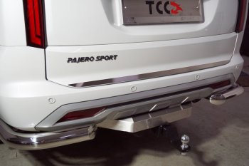 Накладка на заднюю дверь, ТСС Тюнинг Mitsubishi Pajero Sport QF рестайлинг (2019-2022)