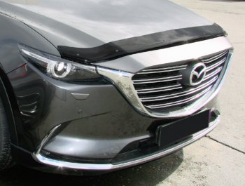 Дефлектор капота SIM Mazda CX-9 TC рестайлинг (2020-2024)