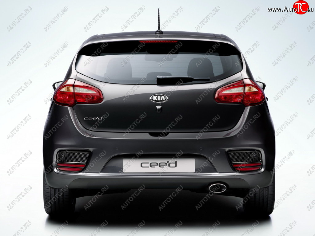 7 949 р. Бампер задний GAMMA  KIA Ceed  2 JD (2015-2018) рестайлинг, хэтчбэк (Неокрашенный)  с доставкой в г. Краснодар