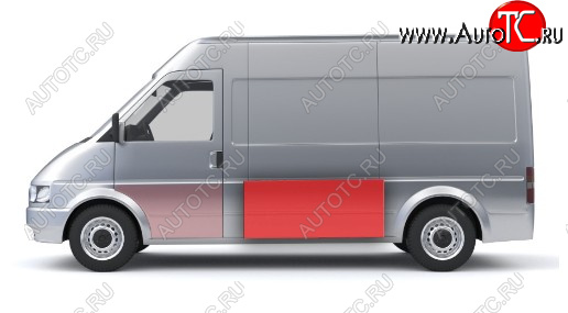 1 889 р. Левая средняя боковая панель (ремонтная) Wisentbull Fiat Ducato 230 (1994-2002)  с доставкой в г. Краснодар