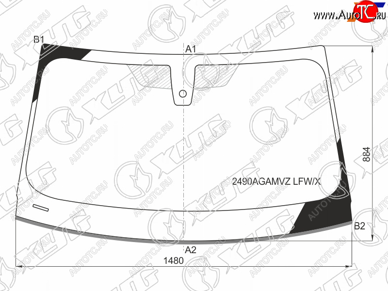 7 699 р. Стекло лобовое (Датчик дождя Молдинг 4D SED) XYG  BMW 3 серия  G20 (2018-2022) седан  с доставкой в г. Краснодар