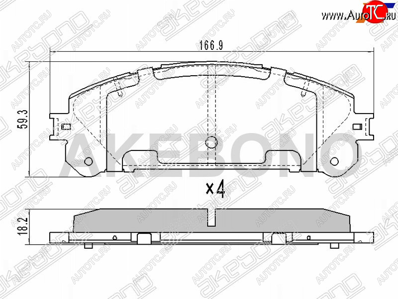 3 179 р. Колодки тормозные перед FL-FR SAT  Toyota Highlander  XU40 (2007-2013) дорестайлинг, рестайлинг  с доставкой в г. Краснодар