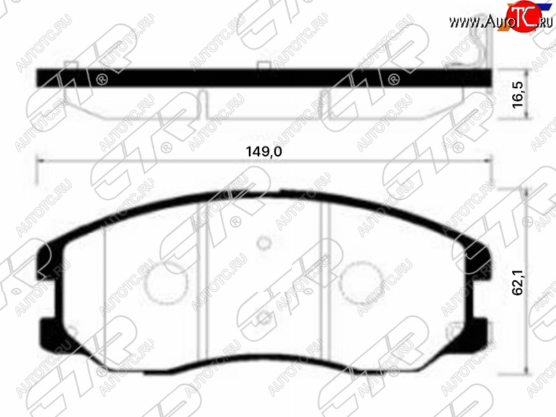 2 499 р. Колодки тормозные передние FL-FR SAT  Chevrolet Captiva (2006-2016), Opel Antara (2006-2015)  с доставкой в г. Краснодар