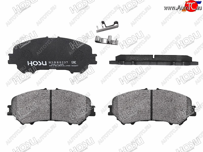 1 299 р. Колодки тормозные перед FR-FL SAT Nissan Qashqai 2 J11 дорестайлинг (2013-2019)  с доставкой в г. Краснодар