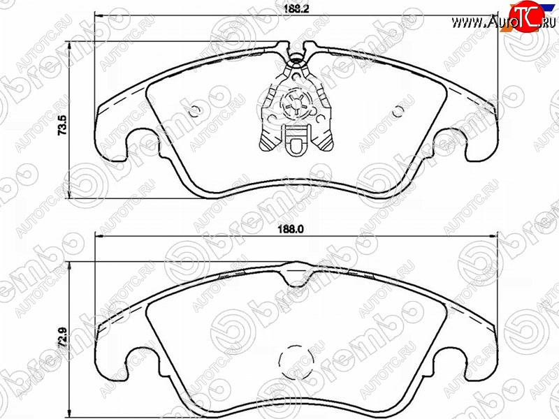 7 249 р. Колодки тормозные передние FL-FR SAT Audi A4 Allroad B9 дорестайлинг (2016-2020)  с доставкой в г. Краснодар