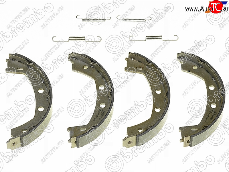 4 899 р. Колодки барабанные задние RH-LH SAT Land Rover Freelander L359 дорестайлинг (2006-2010)  с доставкой в г. Краснодар