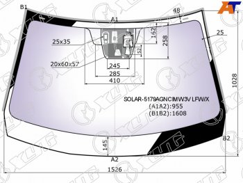 30 999 р. Стекло лобовое (Атермальное Три камеры Датчик дождя Молдинг) XYG Mazda CX-5 KE рестайлинг (2015-2017)  с доставкой в г. Краснодар. Увеличить фотографию 2