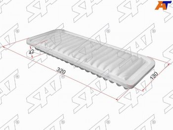 Фильтр воздушный SAT Daihatsu (Дайхатсу) Sirion (Сирион) ( M600) (2005-2017), Toyota (Тойота) Passo (Пассо) ( 1,  2,  3) (2004-2024)