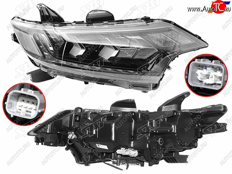 29 999 р. Фара правая (LED) SAT  Mitsubishi Outlander  GF (2018-2022) 3-ий рестайлинг  с доставкой в г. Краснодар